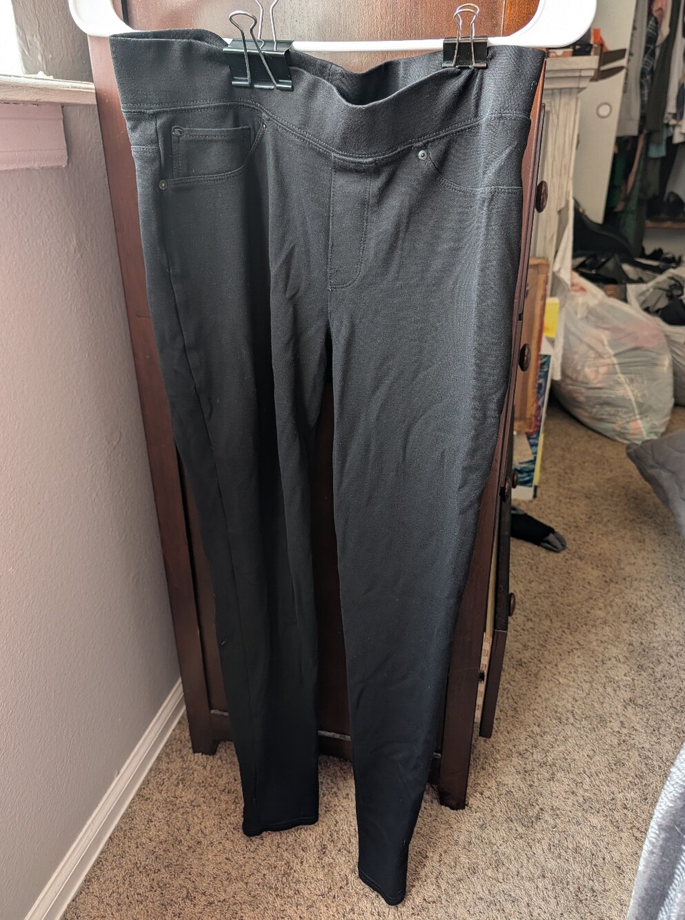 Brandy Melville Black Slim Stretch Skinny Women's Pants